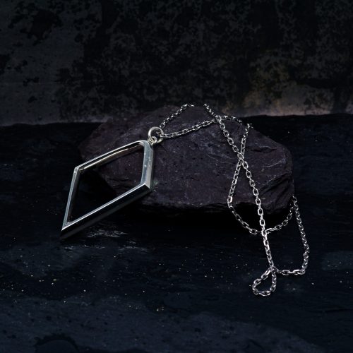 Edges silver pendant