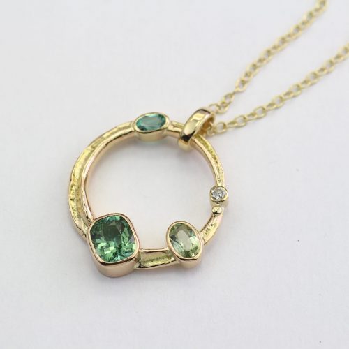 Hues of Green Pendant
